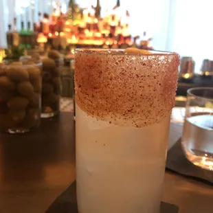 Mezcal cocktail