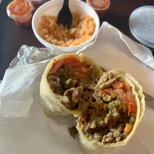 Carne Asada Burrito