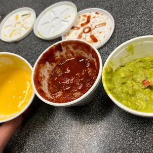 $14 for this. The small containers weren&apos;t even full, I only had one taste of each and couldn&apos;t eat any further. Gross. So disappointed.
