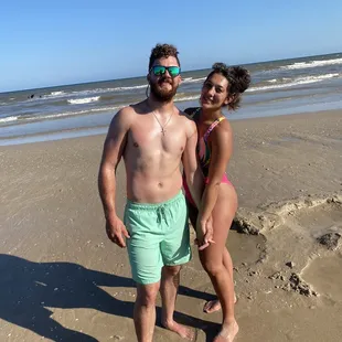 Clean sand bar area, covered with water when the tide is high