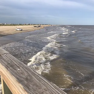 Families enjoying the water