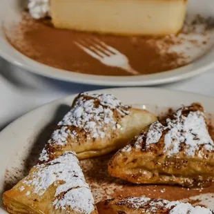 Flan and Sopapillas are the must-try desserts after a great meal! Indulge in these classic sweet treats to complete your dining experience."