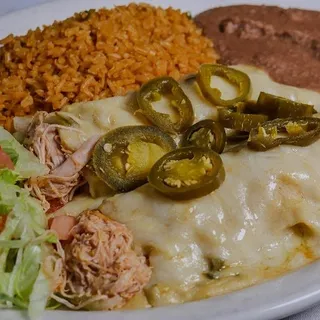 Jalapeno Chicken Enchiladas