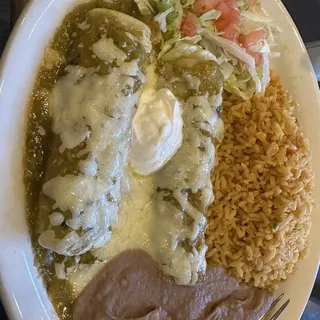 Enchiladas Verdes