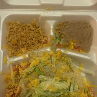 Guacamole Taco Plate