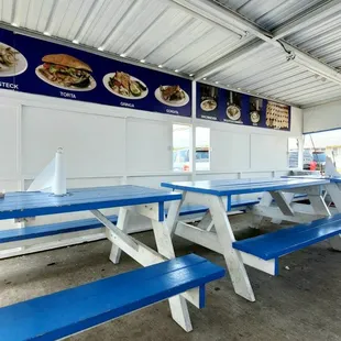 Outdoor seating
