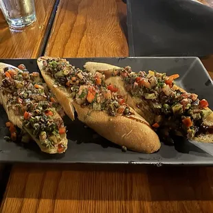 Bruschetta ($17) - vegan