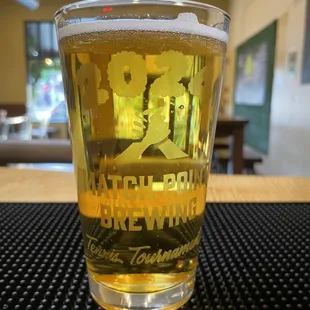 Love how this year's glasses turned out! Can't wait for next year's tennis tournament! Check out matchpointbrewing.com/tennis for more info