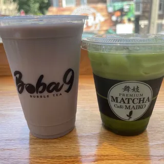 Jasmine Milk Tea with Boba