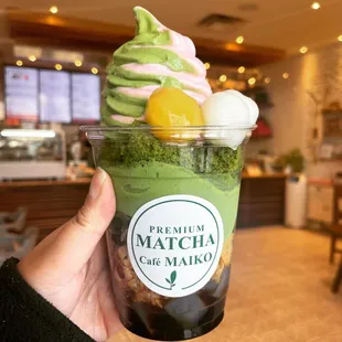 Matcha and Strawberry *Seasonal Swirl Maiko Special