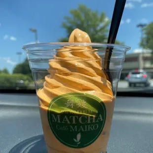 Thai tea soft serve. 4/5!