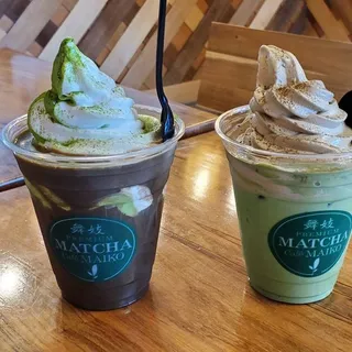 Matcha Vanilla Mix Soft Serve Ice Cream