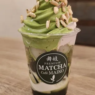 Matcha Jelly Parfait