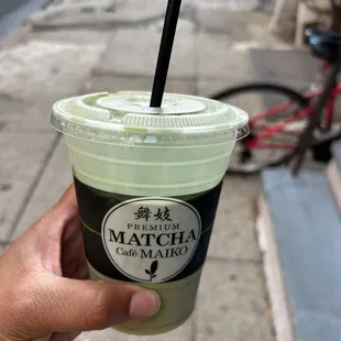 Matcha Sakura Latte