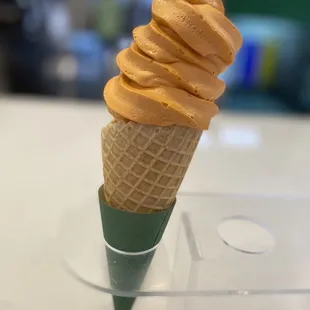 Thai tea soft serve