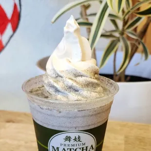 Black Sesame Latte Float