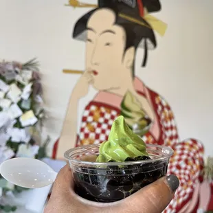 Matcha Boba sundae