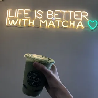 Matcha Kuromitsu Kinako Latte