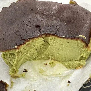 Matcha Japanese Basque Burnt Cheesecake - Gluten Free