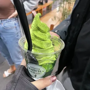 Matcha Soft Serve