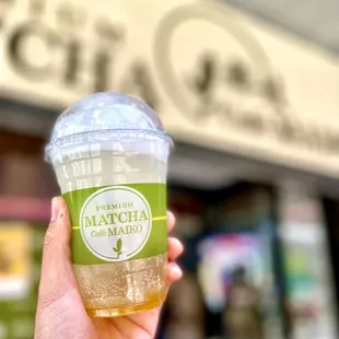 Yuzu Float with Yuzu Ice Cream inside