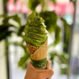 Matcha Soft Serve