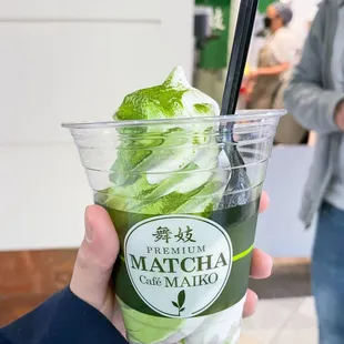 Matcha vanilla mix