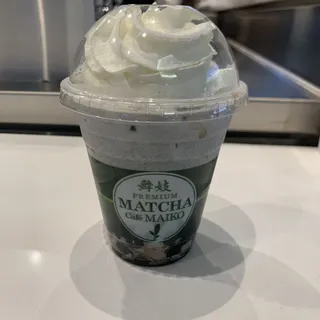 Matcha Chocolate Cream Latte