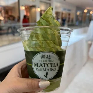Matcha soft serve