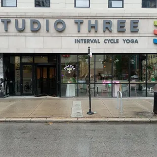 the entrance to studio three