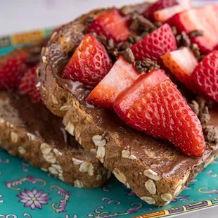 Strawberry Nutella Toast