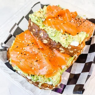 Avocado Lox Toast