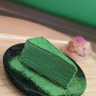 Matcha crepe cake