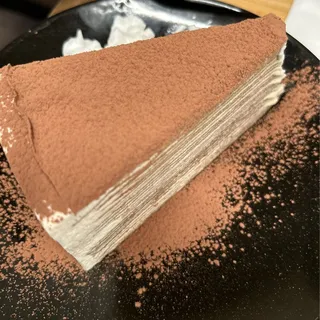 Tiramisu Crepe Layer Cake