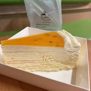 Passion Fruit Crepe Layer Cake