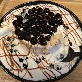 Brown Sugar Boba Milk Cap Cake