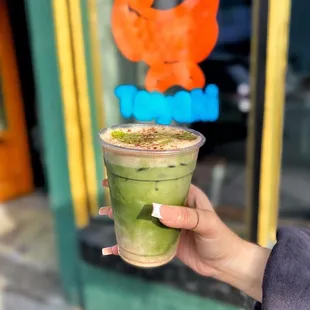 PSML (Pumkin Spice Matcha Latte)