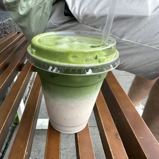 Sakura Matcha Latte