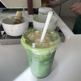 Einspanner Matcha Latte