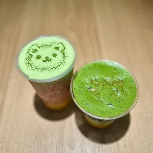 Banana Milk Matcha Latte