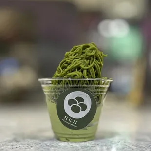 Matcha Mont Blanc Soft Serve | $9.20