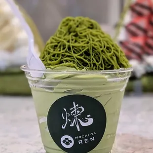 Mont Blanc Matcha Soft Serve
