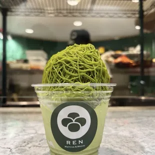 Matcha soft serve