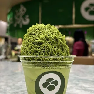 Matcha Mont Blanc