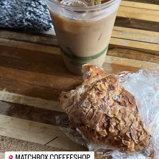 a cup of coffee and a donut