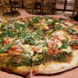 Chicken Pesto Pizza