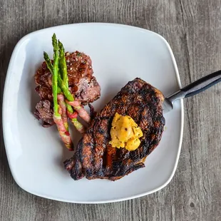 Grilled Eye with Cajun Butter