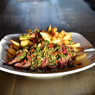steak, food