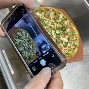 Chicken Pesto Pizza