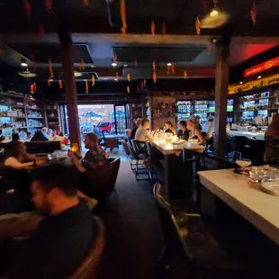 people sitting at the bar